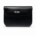 Kelly Depeches25 Black Silver Box Leather