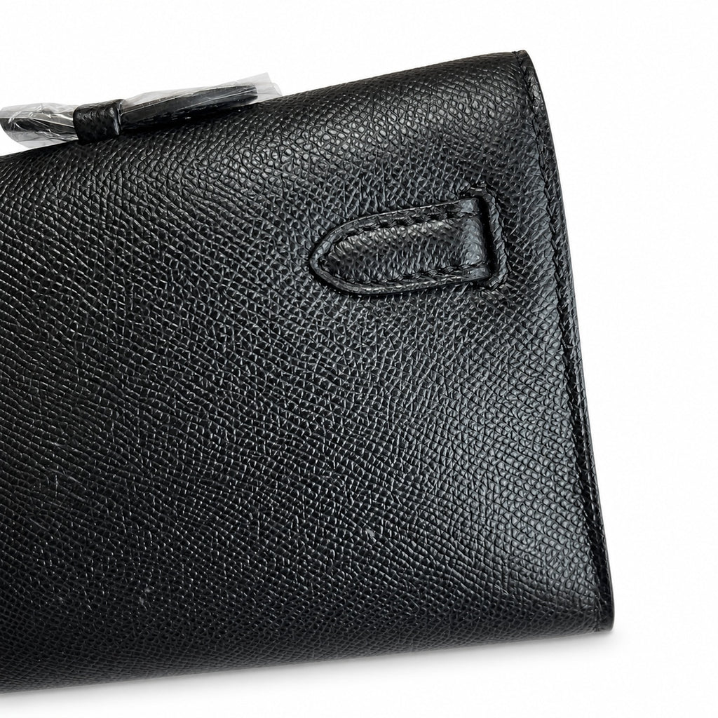 Kelly Cut 31 handbag Epsom leather picture black ready stock