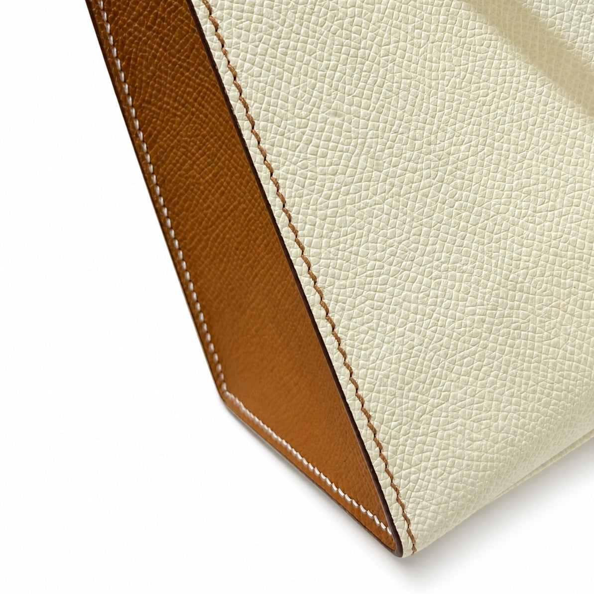 Kelly 25cm color-blocked Epsom leather, classic leather and color matching