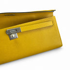 Kelly Cut 31 Clutch Epsom Leather Picture Amber Yellow
