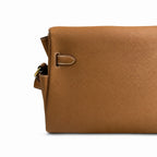 🆕 In stock Kelly Messenger messenger bag for men and women, native gold buckle, imported leather, all-steel hand-waxed thread, the best value for money on the entire network. The classic combination o