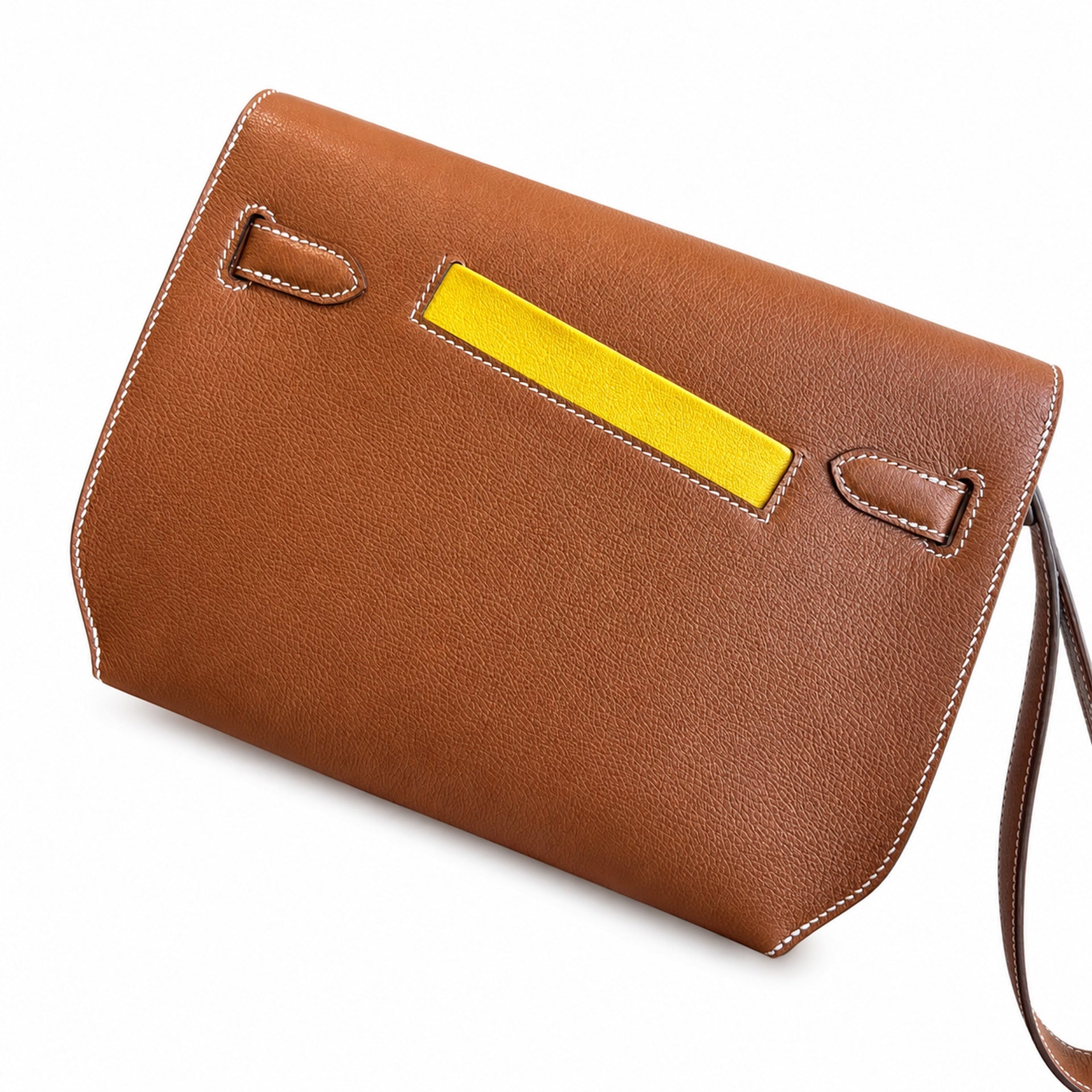 Kelly Depeches 25 clutch, Evercolor leather (with additional shoulder strap), can be worn cross-body, can be carried by hand or on the wrist, daily needs, seamless switch between business/leisure - ce