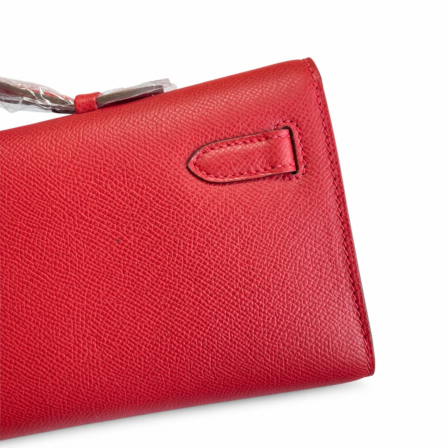 Kelly Cut 31 Clutch Epsom Leather Picture Red