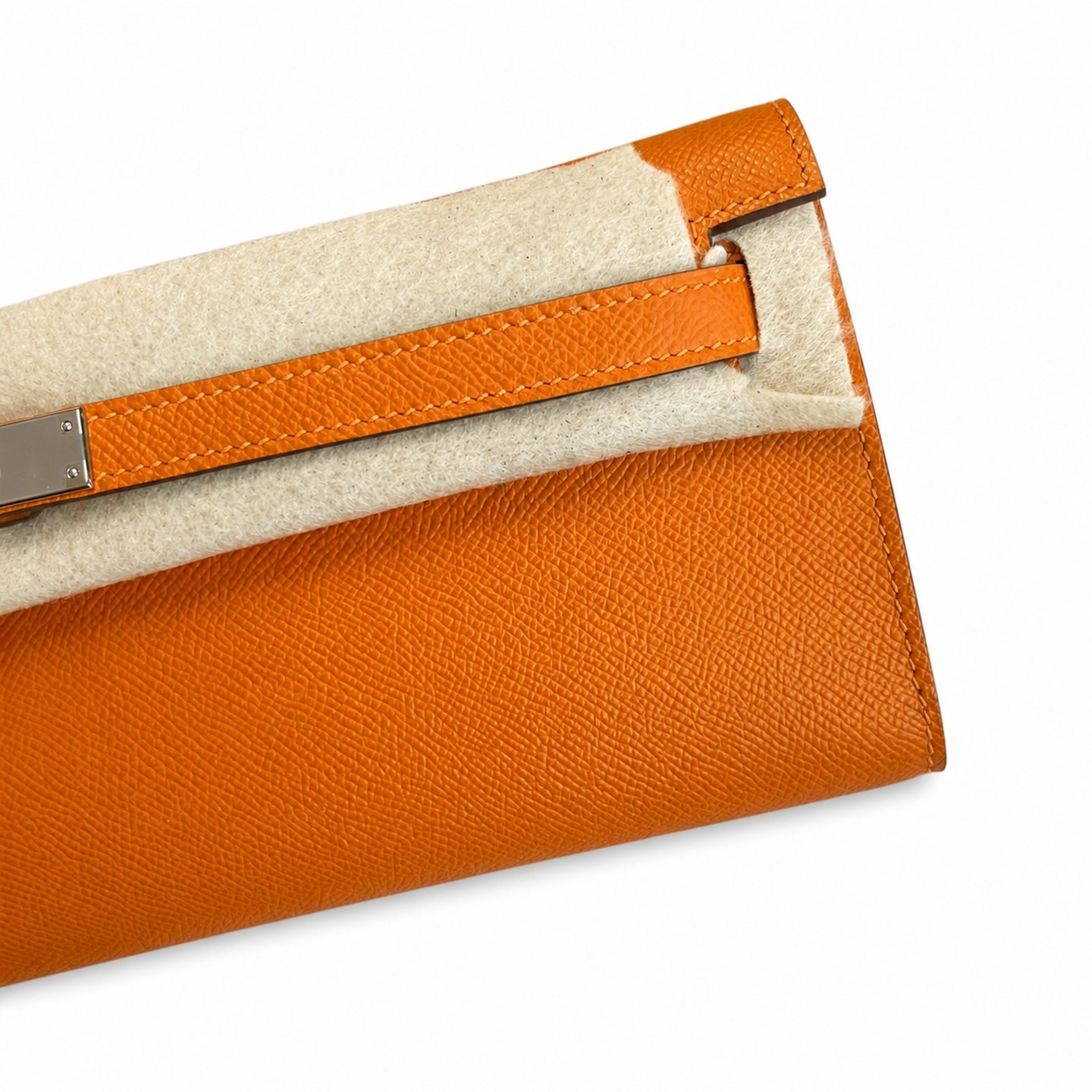 Kelly Cut 31 Clutch Epsom Leather Picture Orange