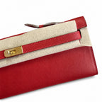 Kelly Cut 31 Clutch Epsom Leather Picture Red