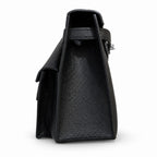 Latest new style 🆕 kelly latest style FW 2022 double-sided kelly epsom leather double-sided irregular design bold change new look more handsome and stylish black silver buckle