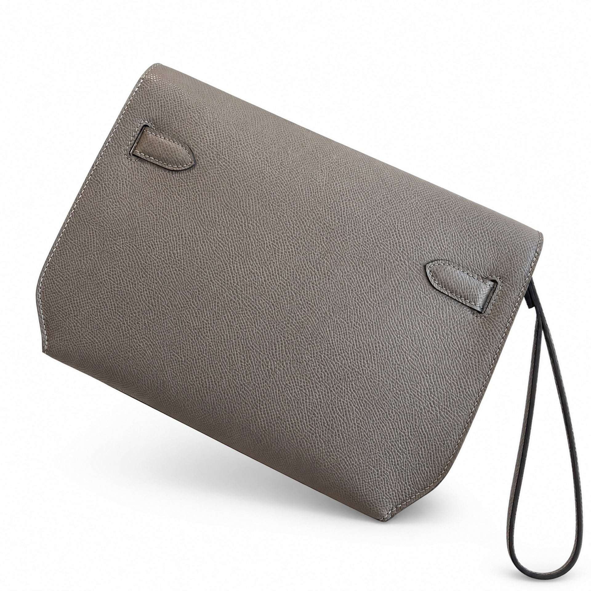 Kelly Depeches 25 clutch, Epsom leather (with additional shoulder strap), can be worn cross-body, can be carried by hand or on the wrist, daily needs, seamless switch between business/leisure - centra
