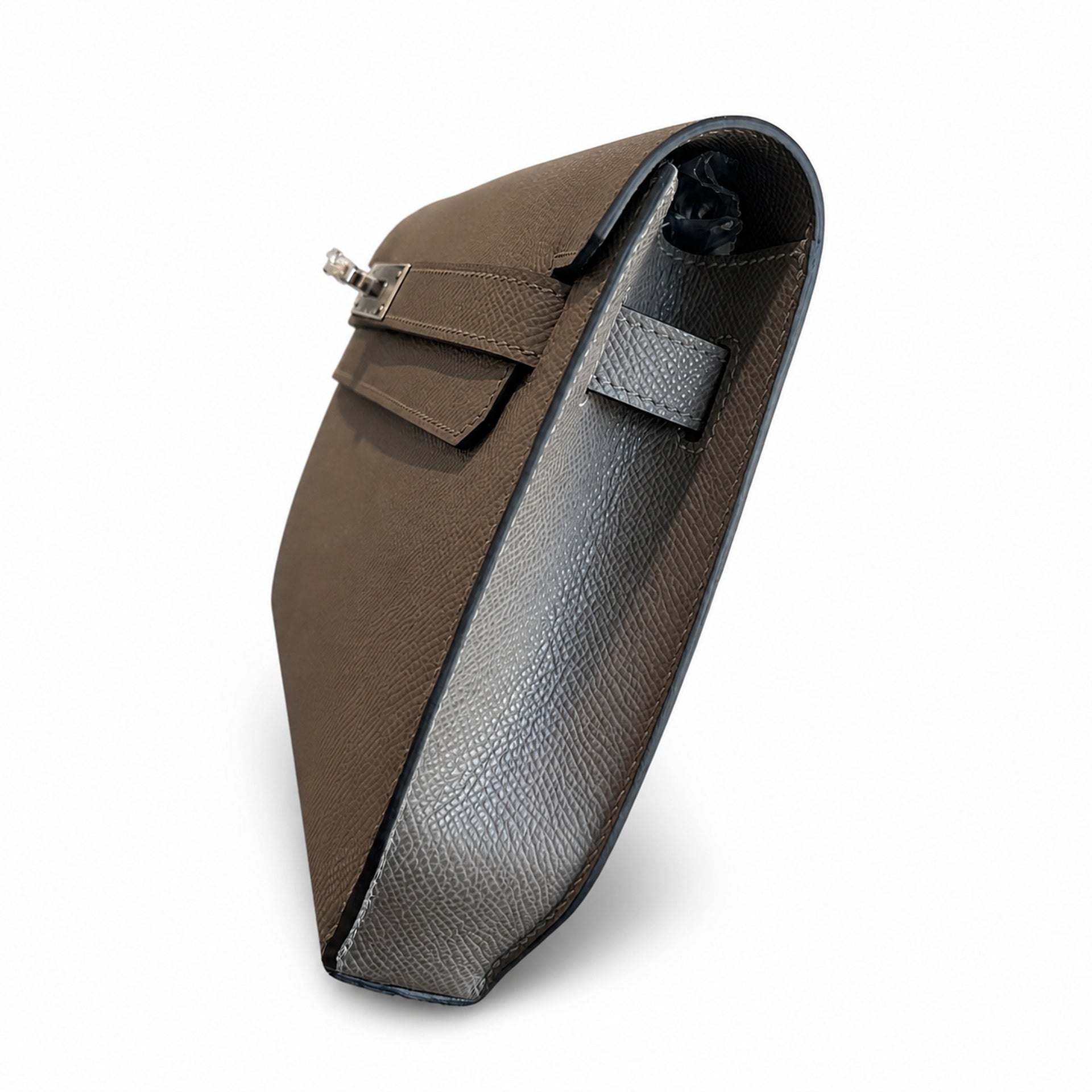 Kelly Depeches 25 clutch, Epsom leather (with additional shoulder strap), can be worn cross-body, can be carried by hand or on the wrist, daily needs, seamless switch between business/leisure - centra