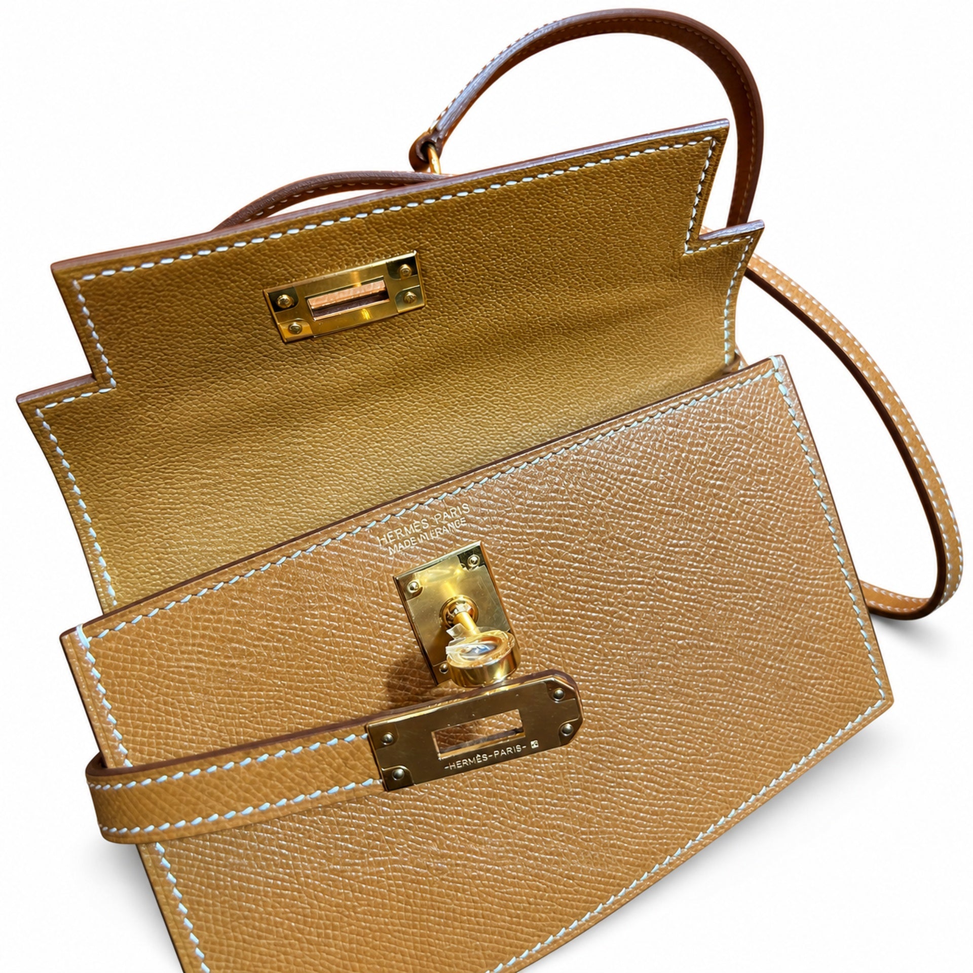 kelly double-sided DESORDRE original epsom leather gold brown gold buckle order shipped