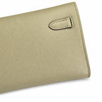 Kelly Cut 31 Clutch Epsom Leather Picture Windbreaker Gray