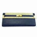 Kelly Cut 31 Clutch Epsom Leather Picture Dark Blue