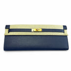 Kelly Cut 31 Clutch Epsom Leather Picture Dark Blue