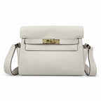 🆕 Available in stock: kelly messenger men's and women's bags, milkshake platinum buckle, imported leather, all-steel hand-waxed thread, the highest cost-effectiveness on the Internet. The classic comb