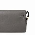 🆕 In stock Kelly Messenger messenger bag for men and women, pewter gray gold buckle, imported leather, all-steel hand-waxed thread, the highest cost performance on the Internet. The classic combinatio
