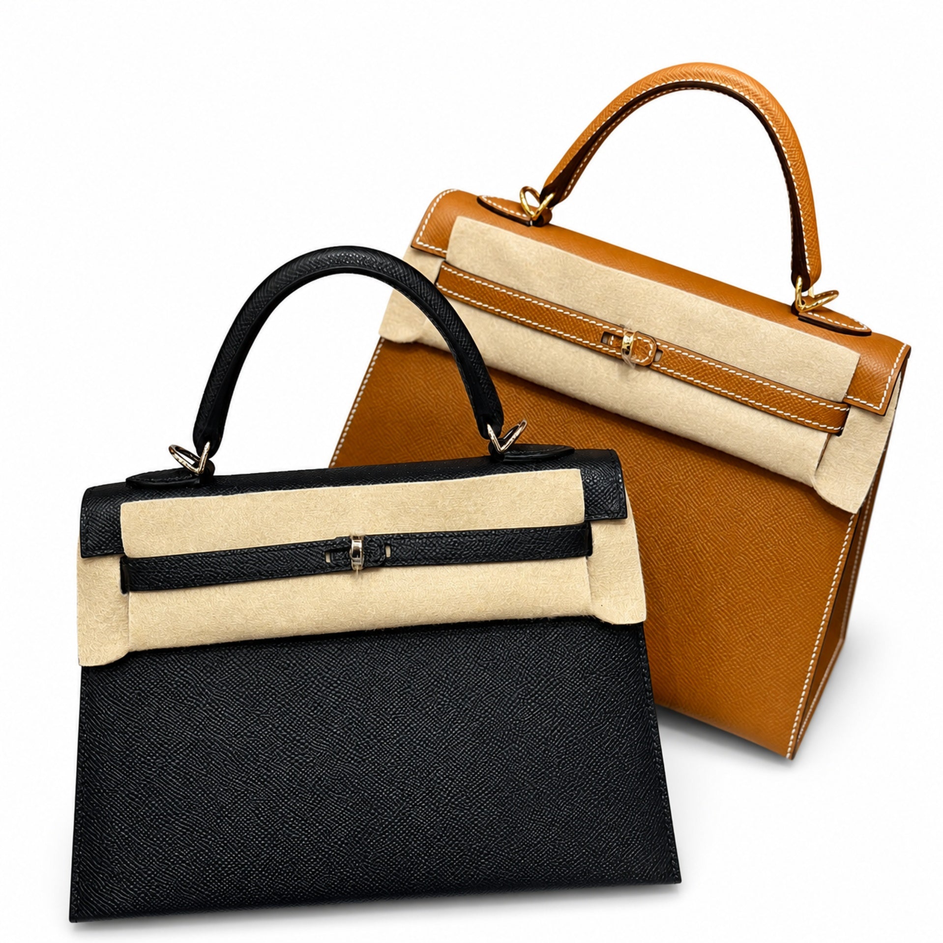 Kelly 25, imported Epsom, four diamond colors