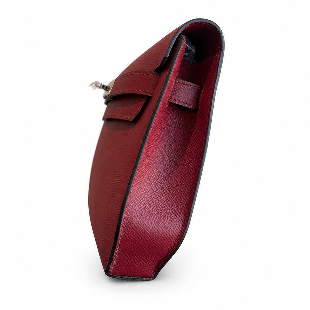 Kelly Depeches 25 clutch, Epsom leather (with additional shoulder strap), can be worn cross-body, can be carried by hand or on the wrist, daily needs, seamless switch between business/leisure - centra