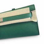 Kelly Cut 31 Clutch Epsom Leather Picture Malachite Green