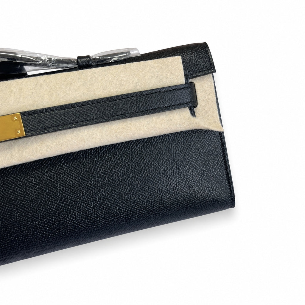 Kelly Cut 31 handbag Epsom leather picture black ready stock
