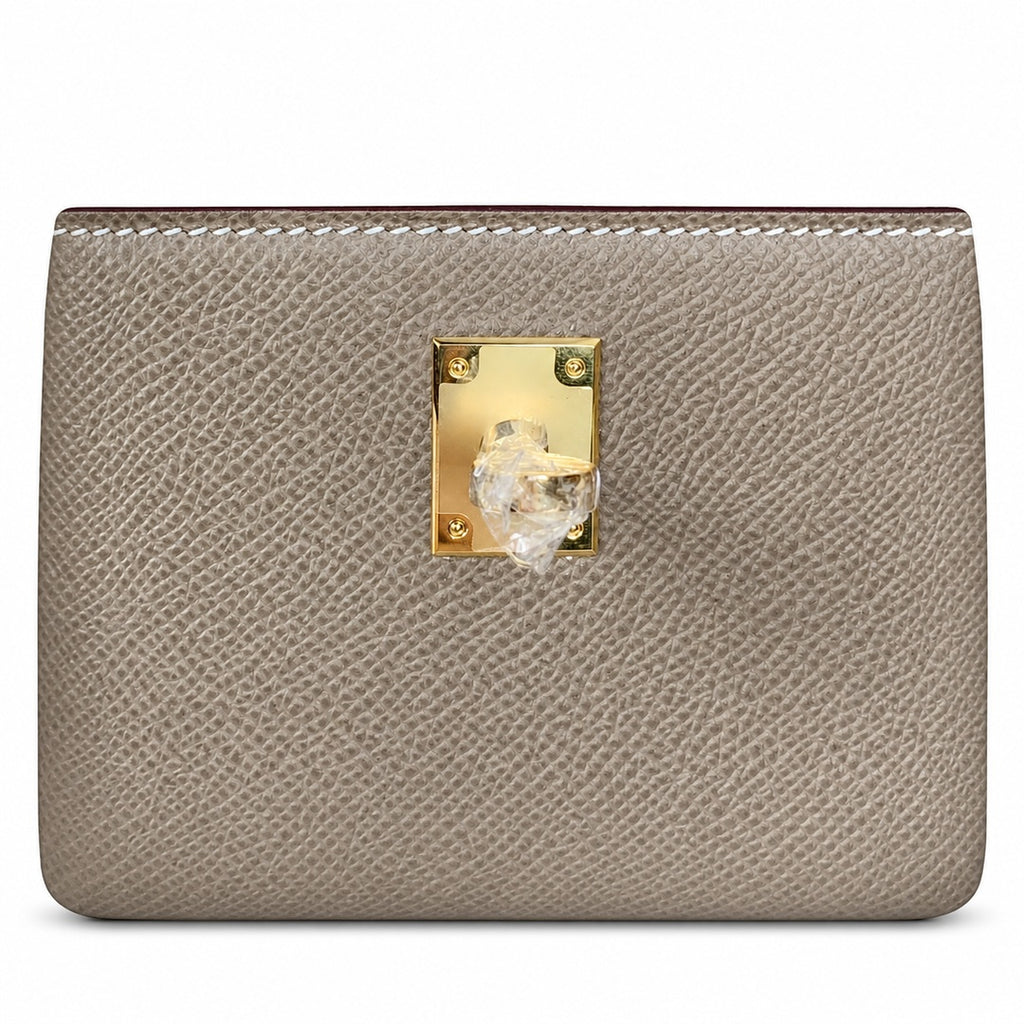 Customer order💕kelly25 elephant gray Epsom gold buckle, fully handmade with wax thread