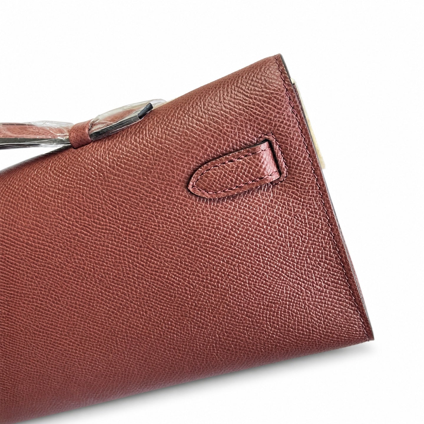 Kelly Cut 31 Clutch Epsom Leather Picture Burgundy