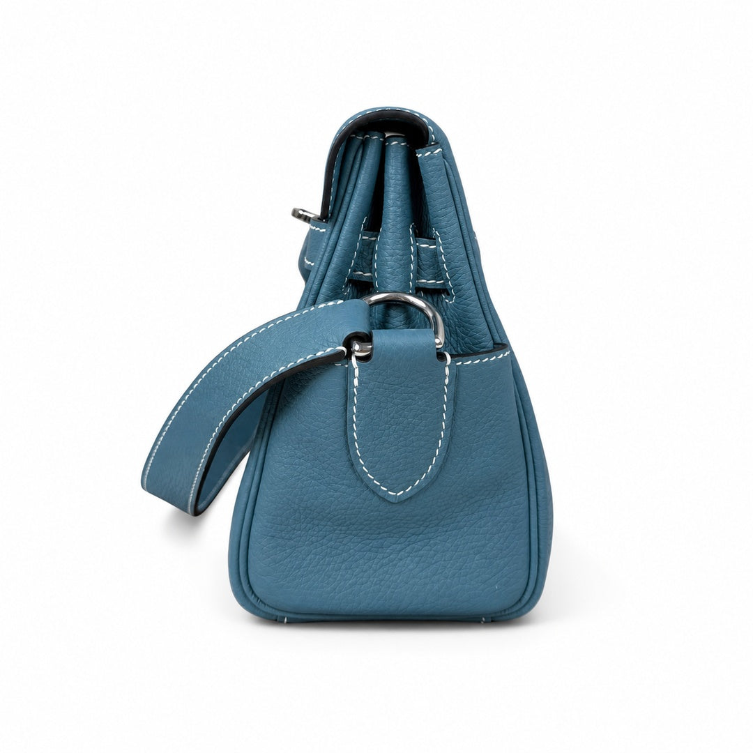 🆕 Available in stock: kelly messenger men's and women's bags, denim blue and silver buckles, imported leather, all-steel hand-waxed thread, the highest cost-effectiveness on the Internet. Unisex messe