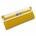 Kelly Cut 31 Clutch Epsom Leather Picture Amber Yellow