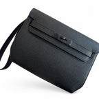 Kelly Depeches 25 clutch, Epsom leather (with additional shoulder strap), can be worn cross-body, can be carried by hand or on the wrist, daily needs, seamless switch between business/leisure - centra
