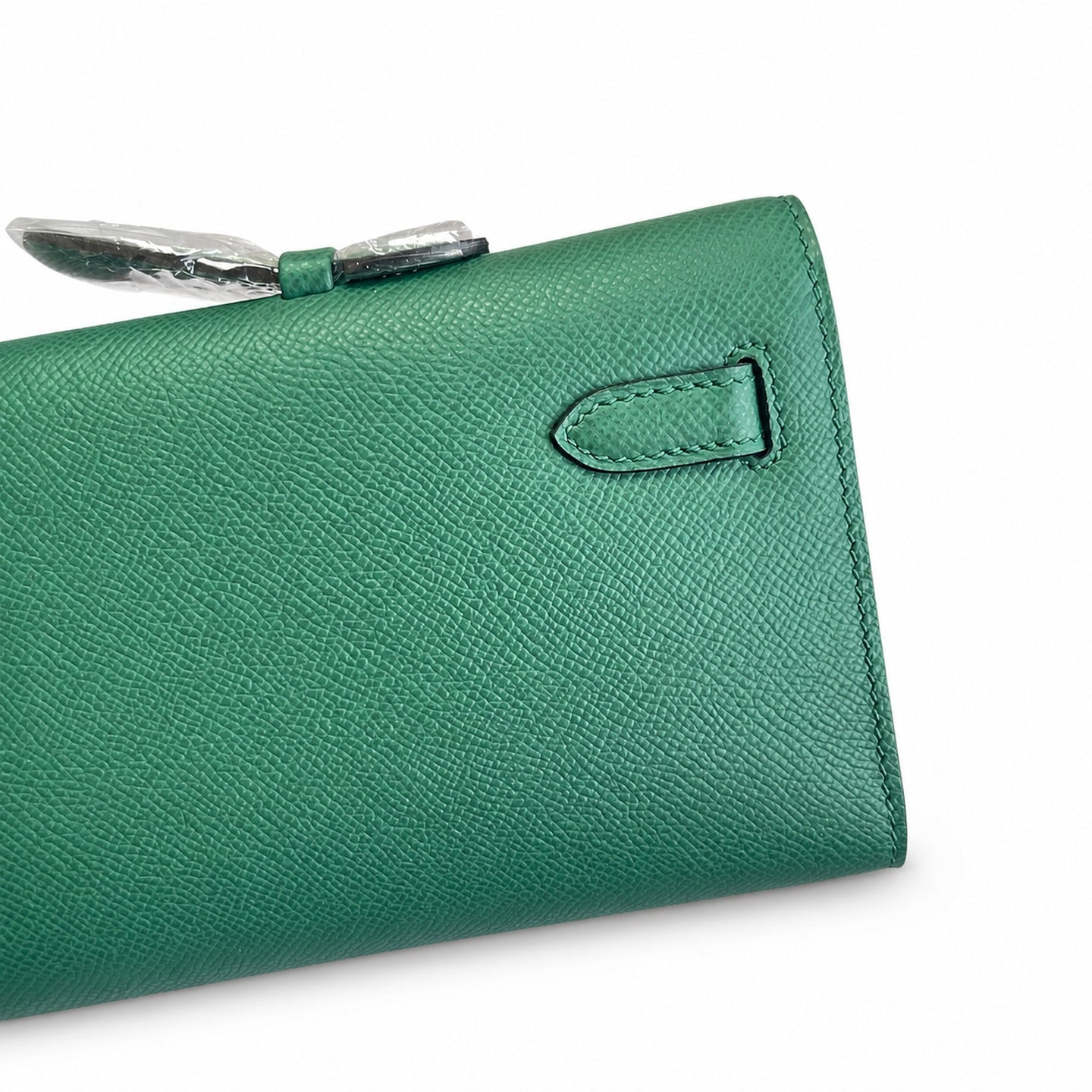 Kelly Cut 31 Clutch Epsom Leather Picture Malachite Green