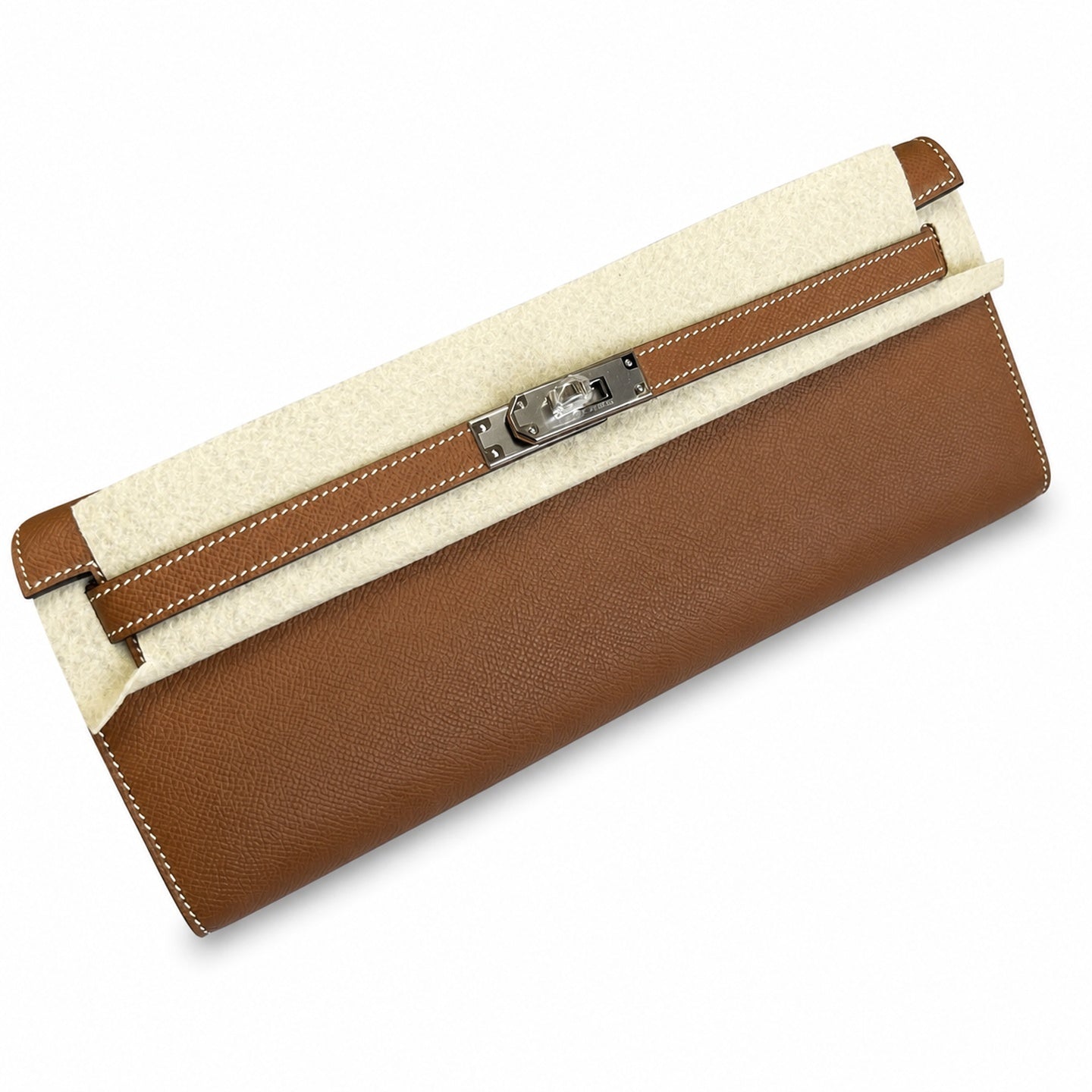 Kelly Cut 31 handbag Epsom leather picture gold color ready stock