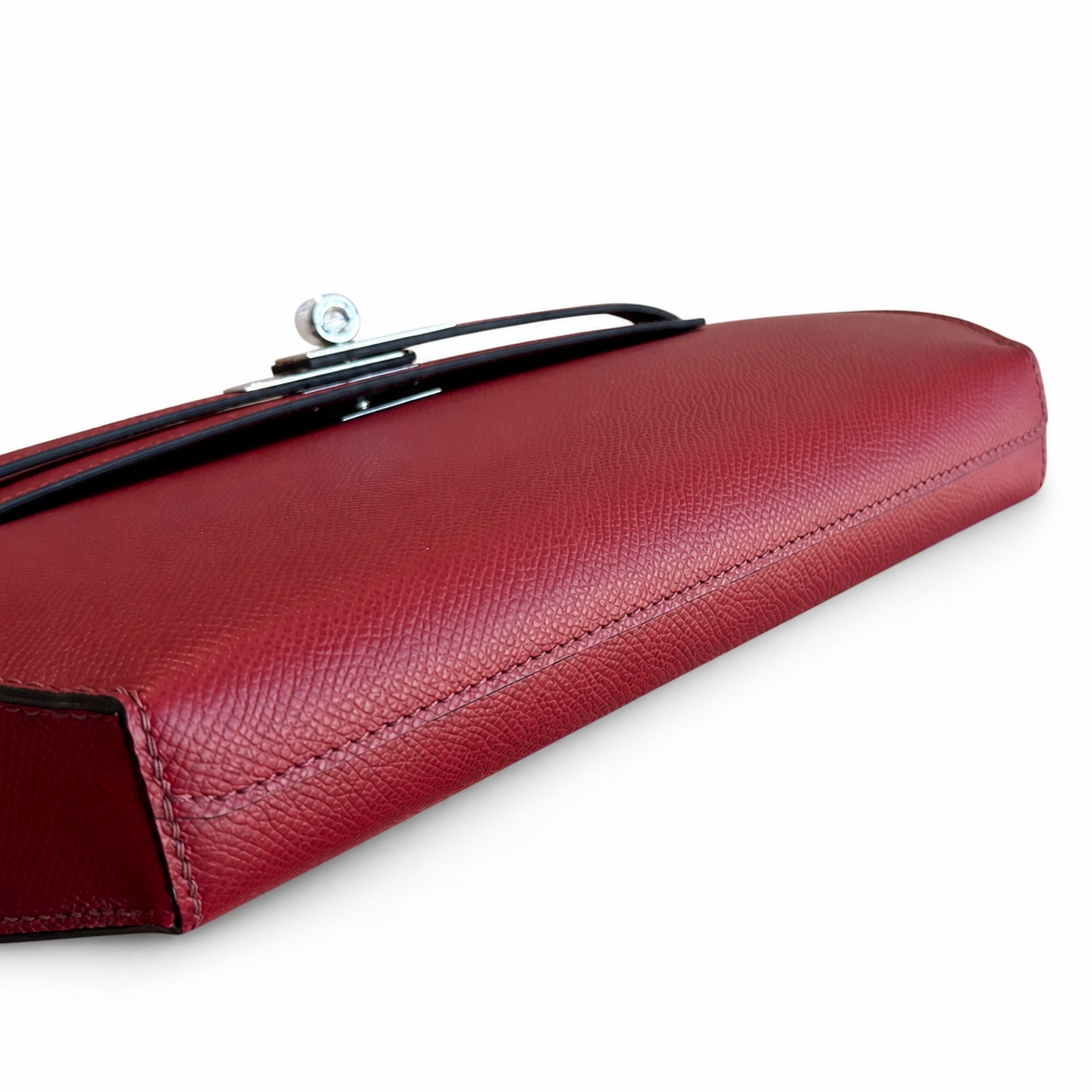 Kelly Depeches 25 clutch, Epsom leather (with additional shoulder strap), can be worn cross-body, can be carried by hand or on the wrist, daily needs, seamless switch between business/leisure - centra