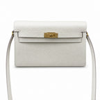 Kelly woc epsom, milkshake platinum buckle, Hass leather, handmade wax thread, all-steel hardware, top-selling market currency