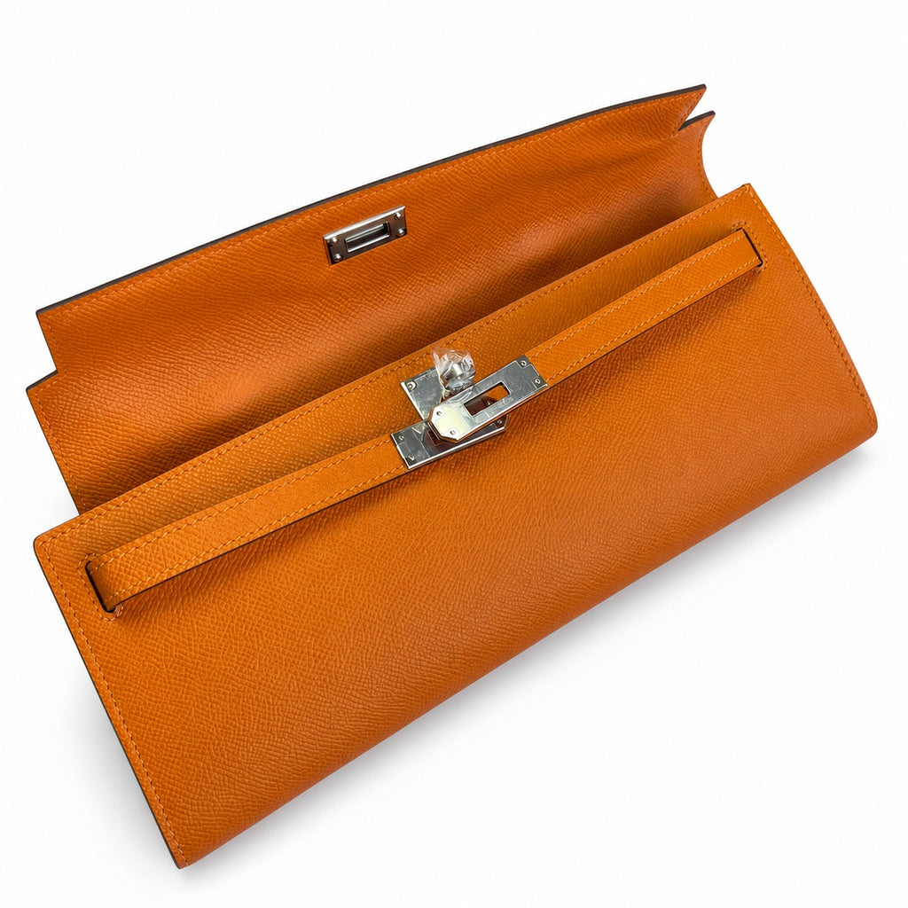 Kelly Cut 31 Clutch Epsom Leather Picture Orange
