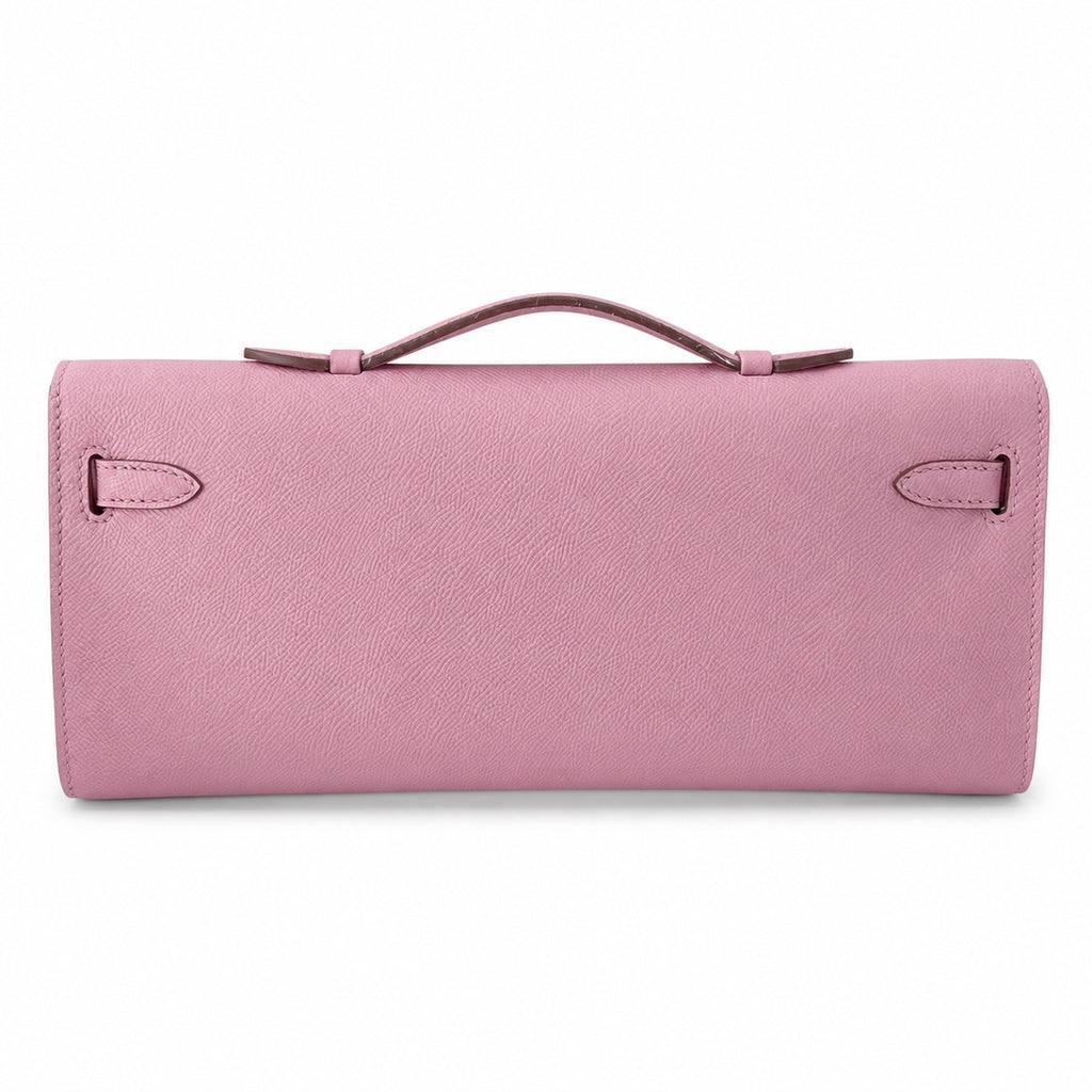 Kelly cut 31 handbag epsom mallow purple silver buckle ready stock