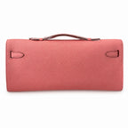 Kelly cut 31 clutch epsom milkshake powder silver buckle in stock