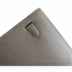 Kelly Depeches 25 clutch, Epsom leather (with additional shoulder strap), can be worn cross-body, can be carried by hand or on the wrist, daily needs, seamless switch between business/leisure - centra