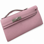 Kelly cut 31 handbag epsom mallow purple silver buckle ready stock