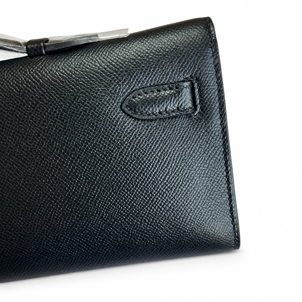 Kelly Cut 31 handbag Epsom leather picture black ready stock