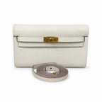 Kelly woc epsom, milkshake platinum buckle, Hass leather, handmade wax thread, all-steel hardware, top-selling market currency