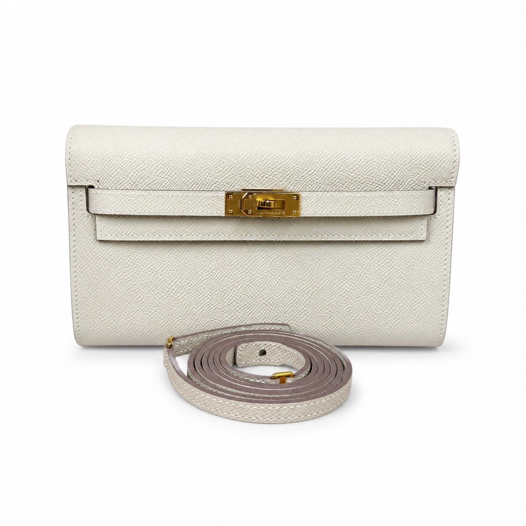 Kelly woc epsom, milkshake platinum buckle, Hass leather, handmade wax thread, all-steel hardware, top-selling market currency