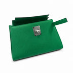 Kelly 25cm/28cm Epsom leather 1K Bombou bamboo green top handcraft! Counter quality!