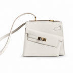 Latest new style 🆕 kelly latest style FW 2022 double-sided kelly epsom leather double-sided irregular design bold change new look more handsome and stylish 10 milkshake white gold buckle