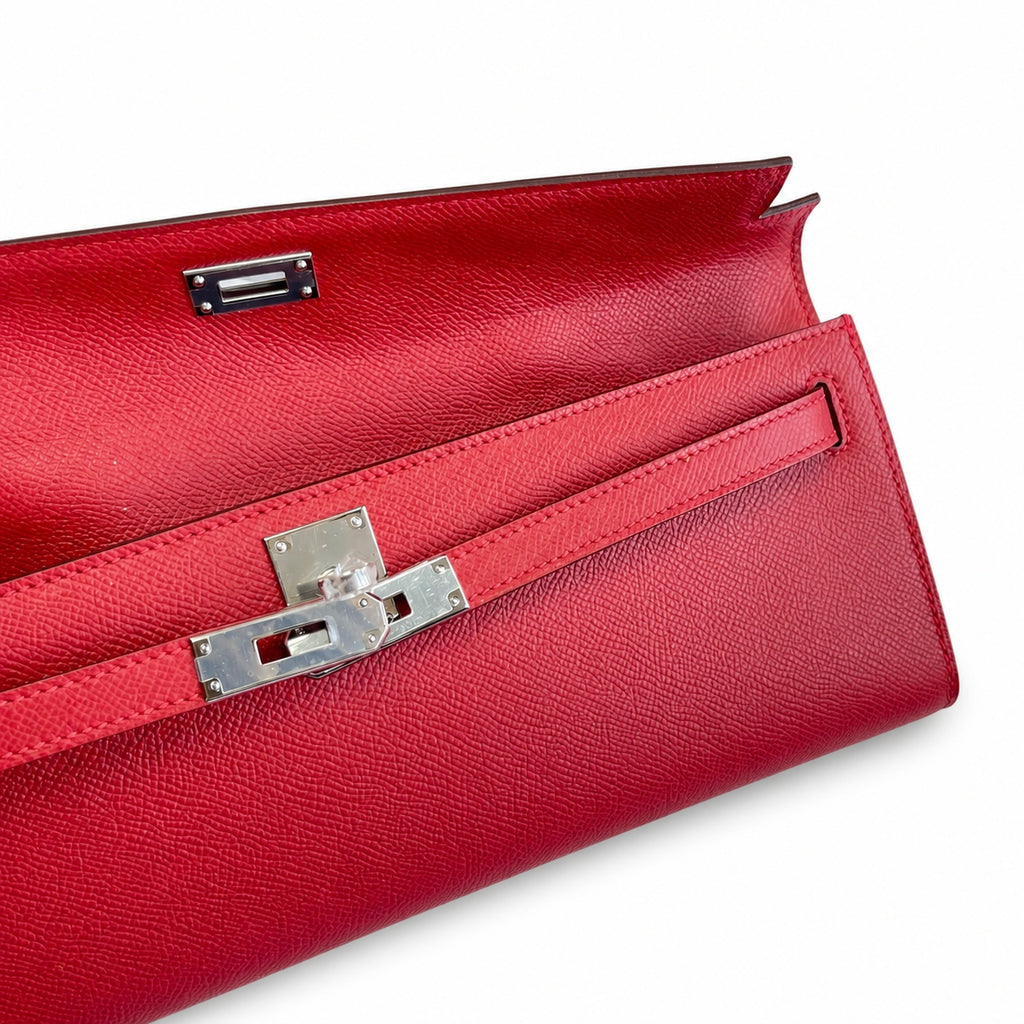 Kelly Cut 31 Clutch Epsom Leather Picture Red