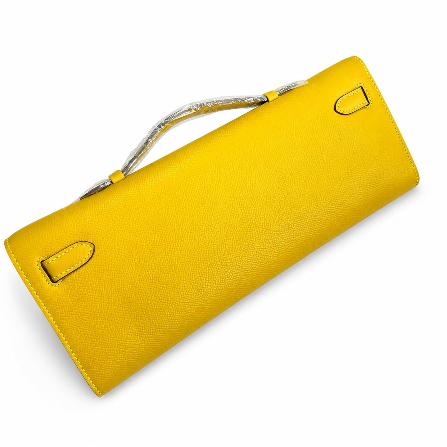Kelly Cut 31 Clutch Epsom Leather Picture Amber Yellow