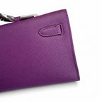Kelly Cut 31 Clutch Epsom Leather Picture Anemone Purple