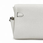 🆕 Available in stock: kelly messenger messenger bag for men and women, milkshake silver buckle, imported leather, all-steel hand-waxed thread, the highest cost-effectiveness on the Internet. The class