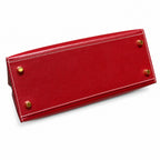 Style: Kelly Color: 5x/Rouge piment Size: 25*17*7cm Leather: Box From France Hardware: gold Kelly 25, chili red-white thread, bright cowhide imported from France, gold buckle, high-end handmade exclus