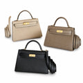 ❷Kelly mini 2nd generation collection🈴picture 19cm Epsom palm print leather gold buckle series