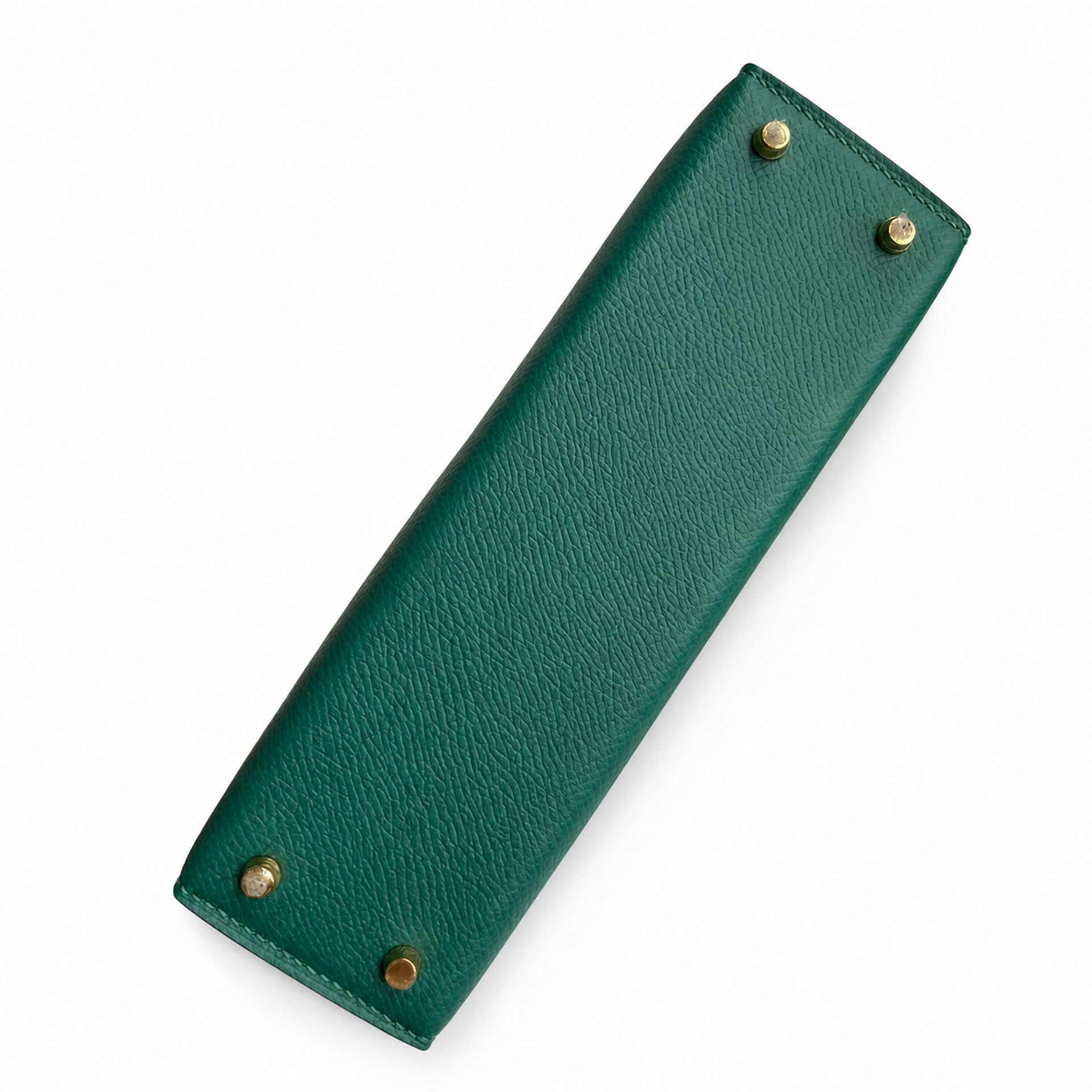 Fully hand-sewn👉Second generation Mini Kelly 19cm imported Epsom leather malachite green🦚 gold buckle