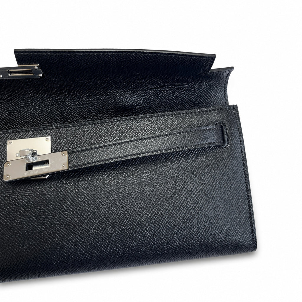 Kelly Cut 31 handbag Epsom leather picture black ready stock