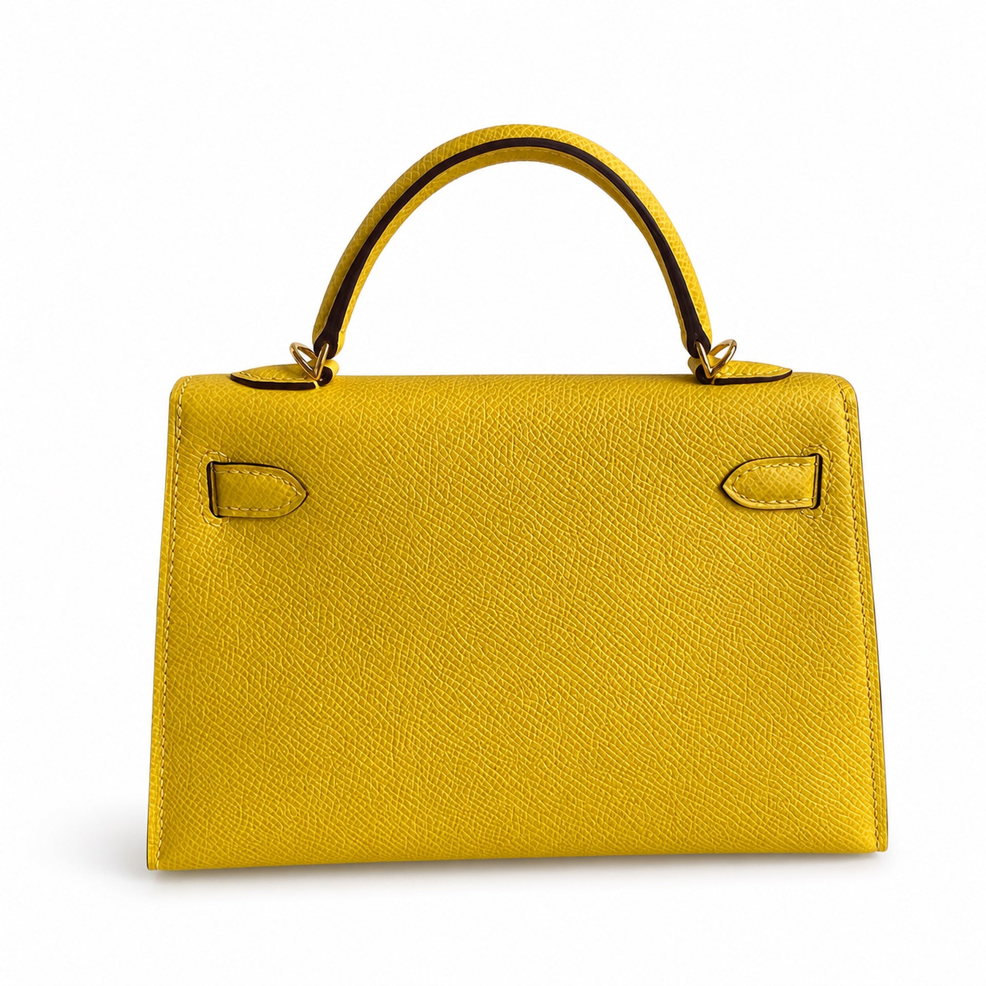 Fully hand-sewn👉Second generation Mini Kelly 19cm imported Epsom leather Naples gold buckle